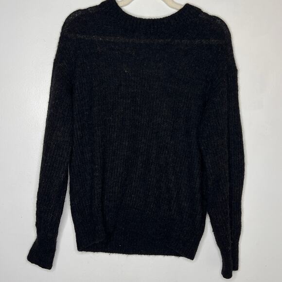 Everlane Women's Black Alpaca Pullover Lightweight Sweater Size XS - Picture 1 of 5